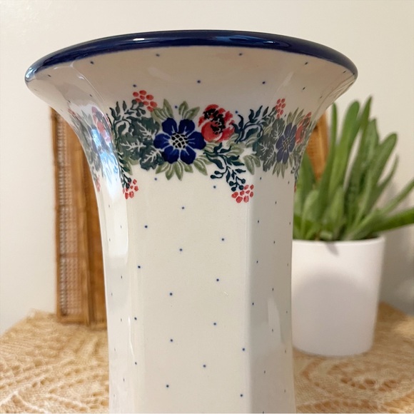Ceramika Artystyczna Polish Pottery Vase - Picture 3 of 9